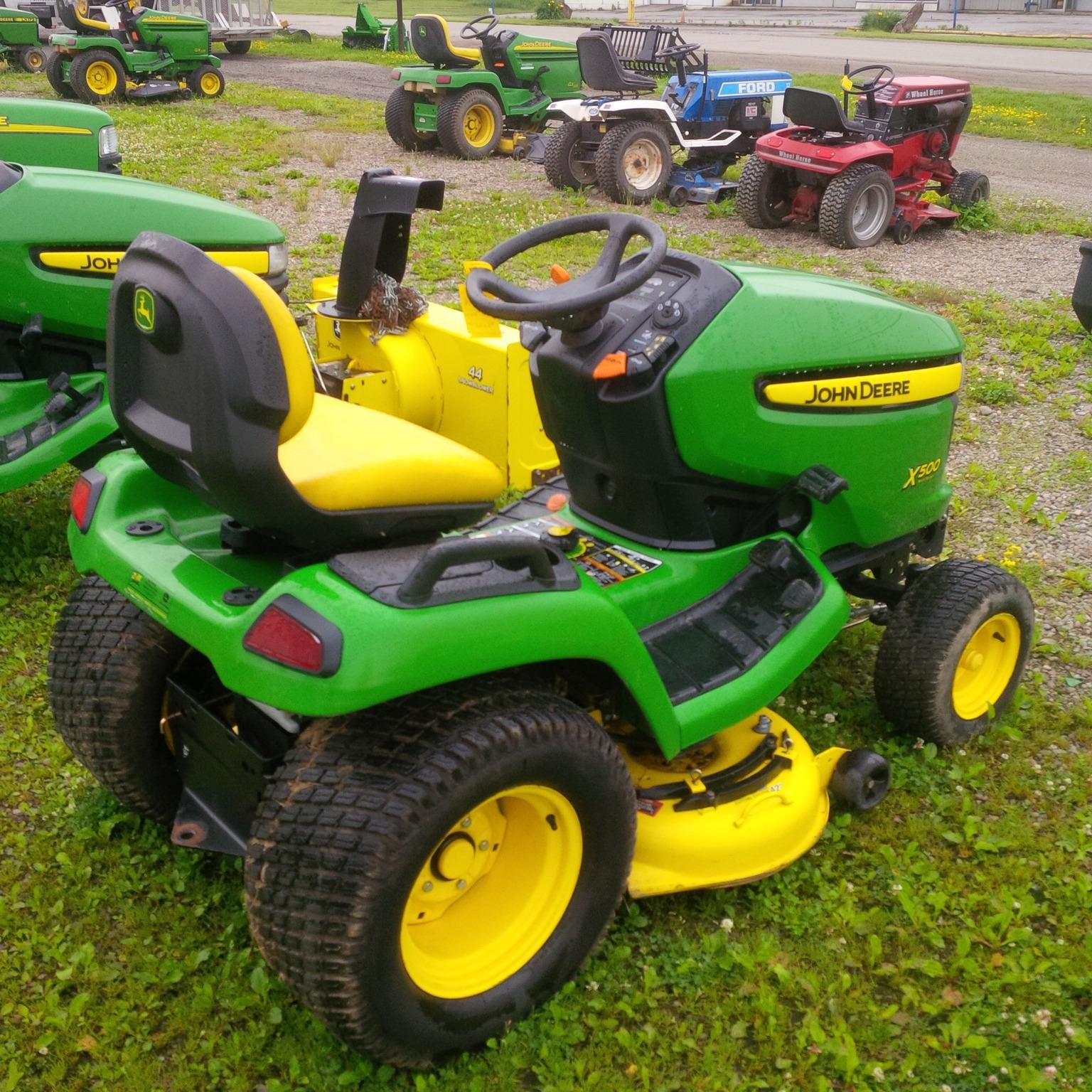 Wisconsin Ag Connection John Deere X500 Riding Lawn Mowers For Sale