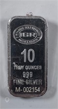 IGR 10 TROY OUNCES .999 SILVER BAR Used Silver Bullion Coins / Currency upcoming auctions