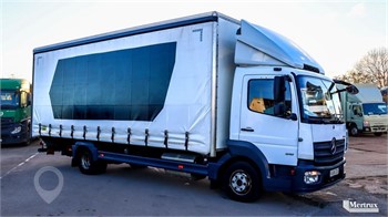 2018 MERCEDES-BENZ AXOR 1829 Used Curtain Side Trucks for sale