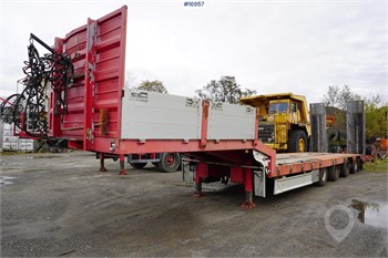 2011 DAMM Maskintralle Used Low Loader Trailers for sale