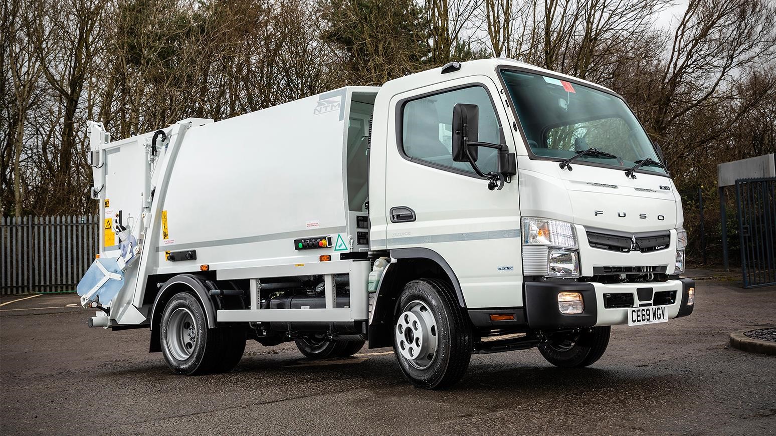 Small Footprint & High Payload Make Customised FUSO Canters Popular For Refuse Collection