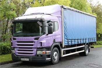 2009 SCANIA P230 Used Curtain Side Trucks for sale