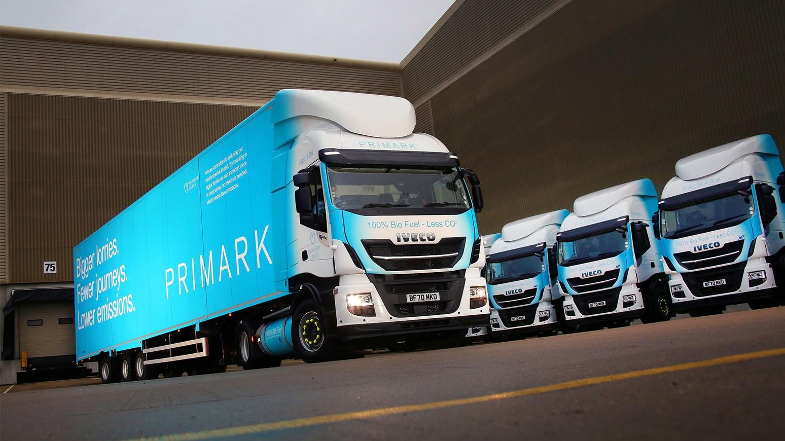 Primark Deploys 10 IVECO Stralis Bio-LNG Trucks In Emission Reduction Initiative