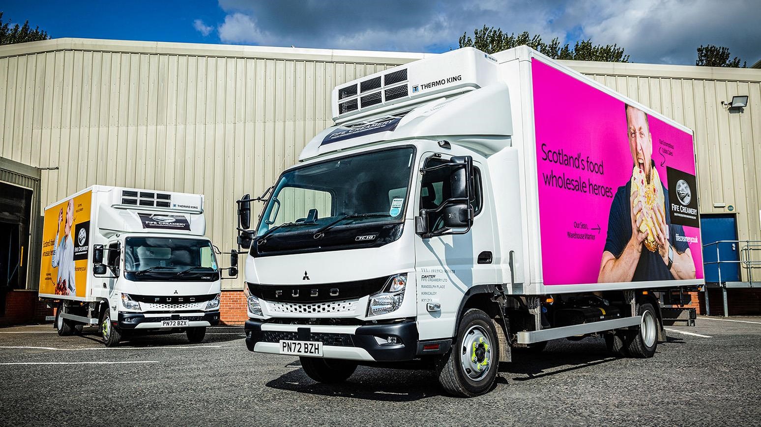 7.5-Tonne Canters Offer More Payload & Better Fuel Efficiency For Fife Creamery