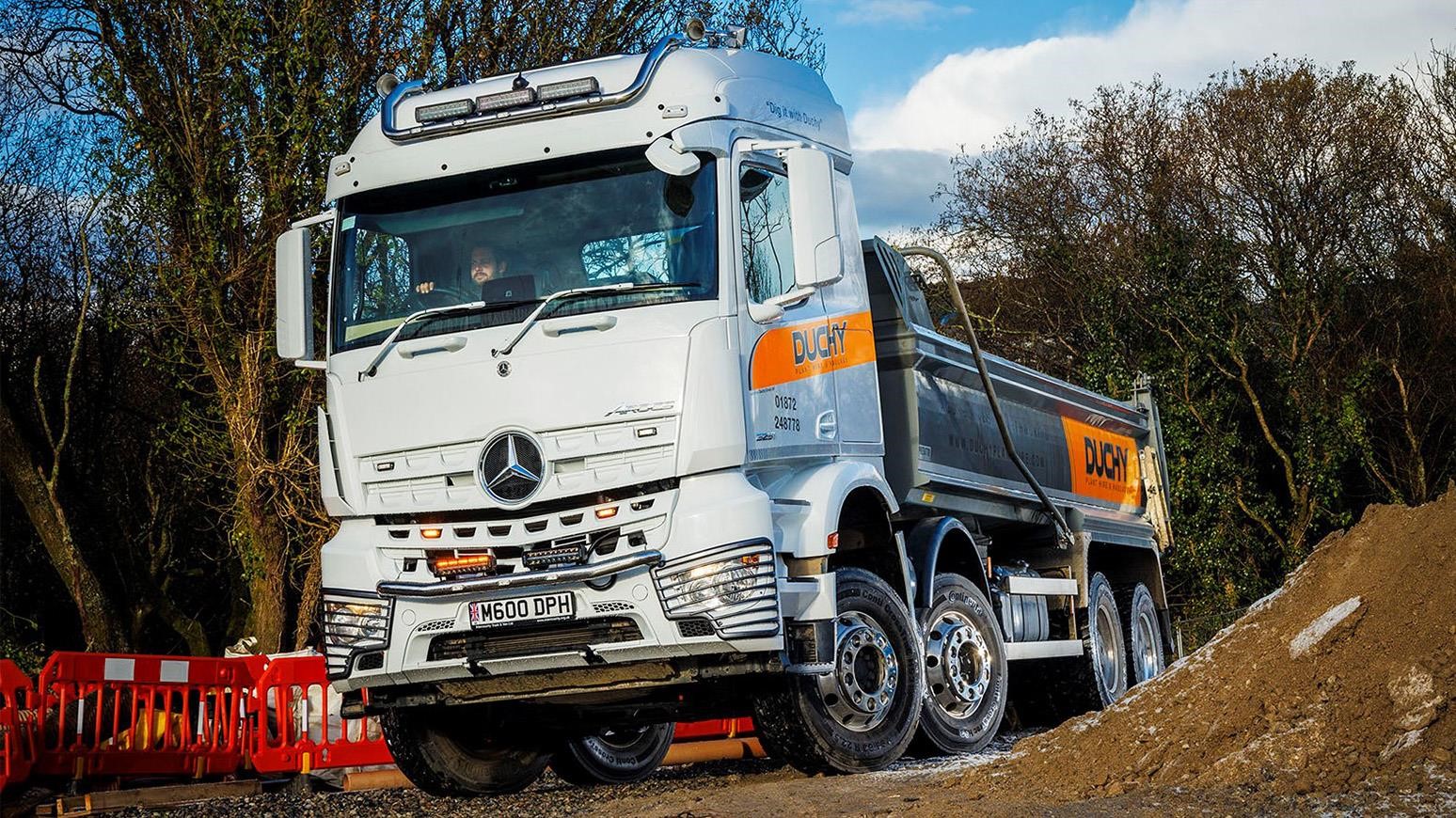 Duchy Plant Hire Orders 8 Mercedes-Benz Arocs Tippers For Reliability & Performance