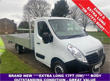 2017 VAUXHALL MOVANO Used Dropside Flatbed Vans for sale