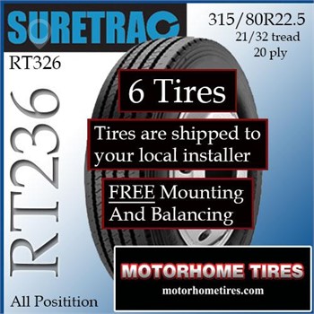 SURETRACRT236 315/80R22.5 New Tyres Truck / Trailer Components for sale