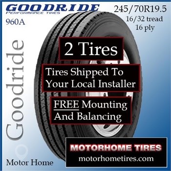 GOODRIDE 245/70R19.5 New Tyres Truck / Trailer Components for sale