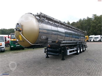 1999 VANHOOL CHEMICAL TANK INOX 33 M3 / 3 COMP / ADR 30-03-2024 Used Chemical Tanker Trailers for sale