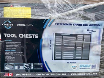 STEELMAN 7FT STAINLESS STEEL WORK BENCH New Toolboxes Tools/Hand held items upcoming auctions