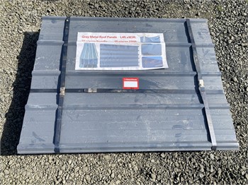 70-PCS METAL ROOF PANELS 3.9'X 37" New Roofing Building Supplies upcoming auctions