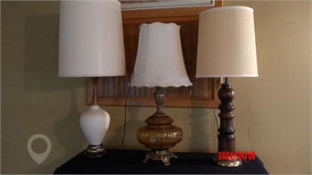 TABLE LAMPS Used Other Personal Property Personal Property / Household items upcoming auctions
