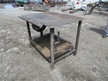 WELDING TABLE 3X4 FOOT Used Metalworking Shop / Warehouse upcoming auctions