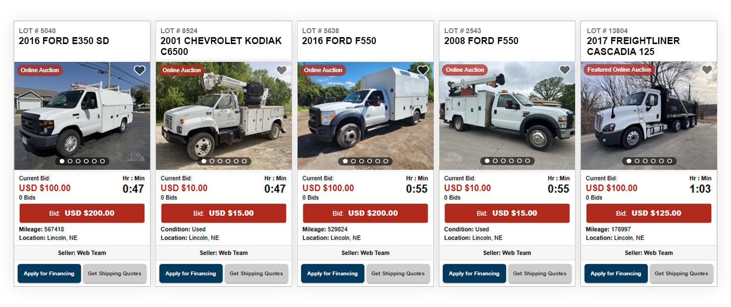 Auction Trucks
