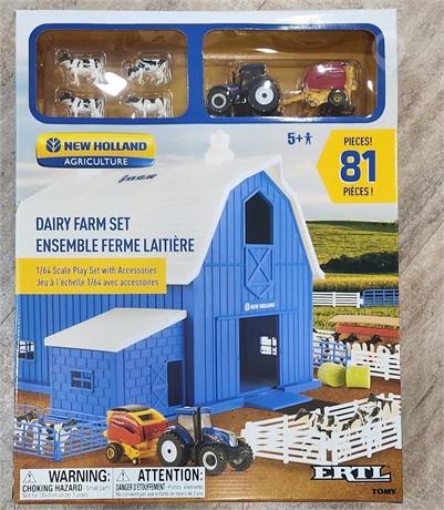 NEW HOLLAND 1/64 SCALE DAIRY FARM SET New Other Toys / Hobbies for sale