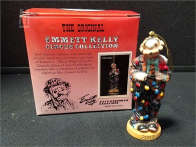 Emmett Kelly 2003 All Strung Up Ornament Otros Artículos - red and white supreme pants roblox