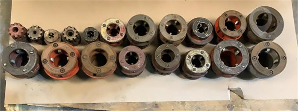 ASSORTED THREADER DIES Used Pipe Bending / Threading Shop / Warehouse auction results