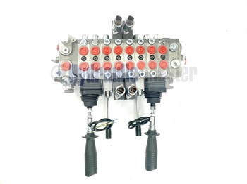 8-SECTION HYDRAULIC VALVE 70L-MIN WITH MANUAL-ELECTRIC CONTROL FOR FOREST TRAILERS New Valve for sale