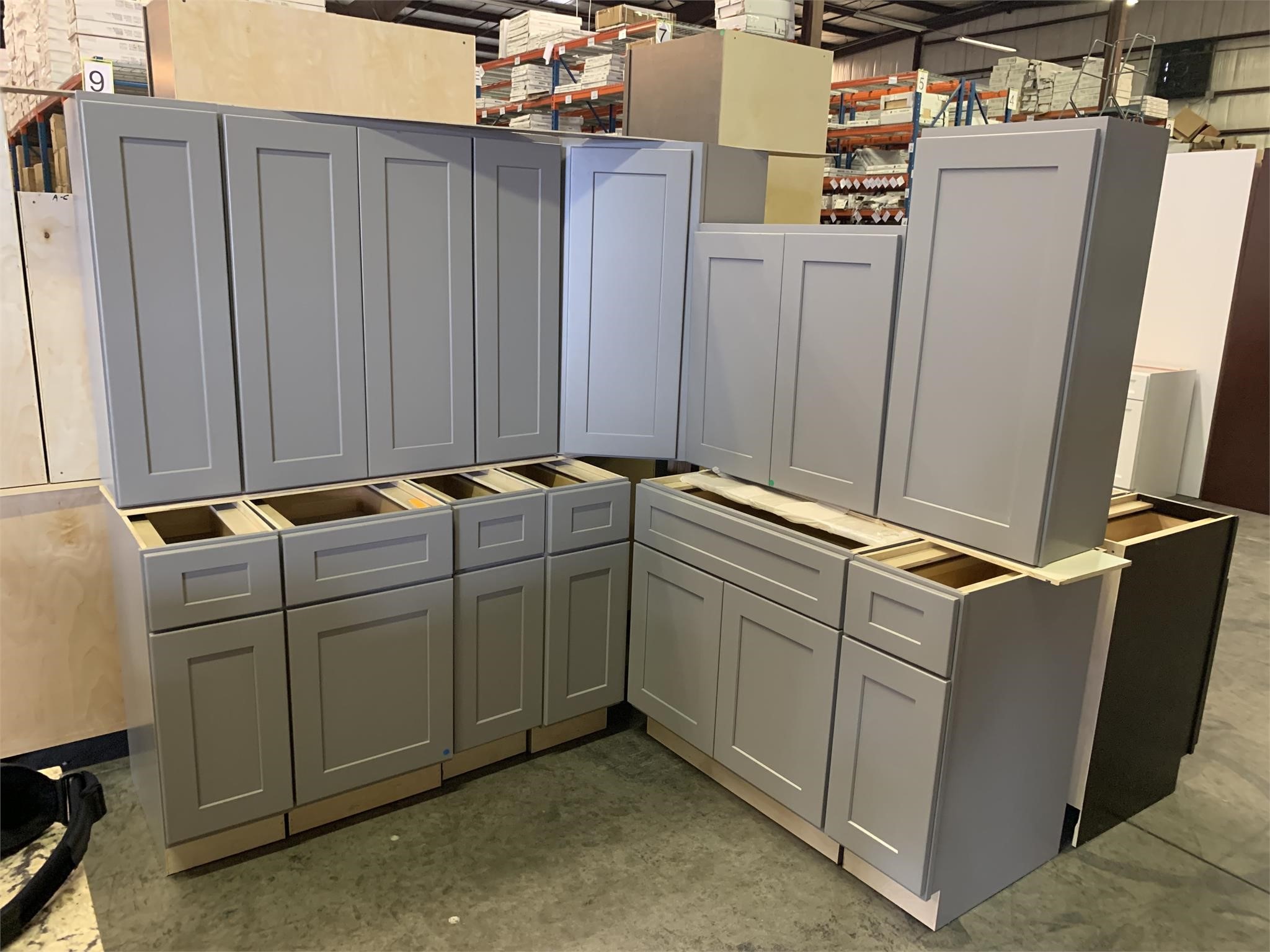208 Lots | 75 Cabinets Warehouse Overstock Sale (Willow Grove, PA)