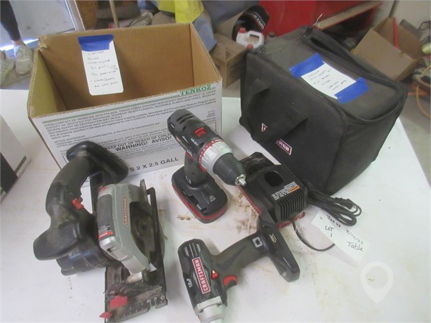 CRAFTSMAN CORDLESS TOOLS Used Power Tools Tools/Hand held items auction results