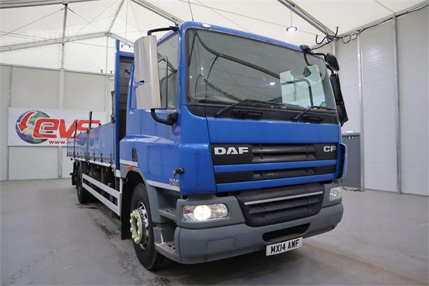 2014 DAF CF75.310 Used Pritschen LKW mit Bordwände zum verkauf