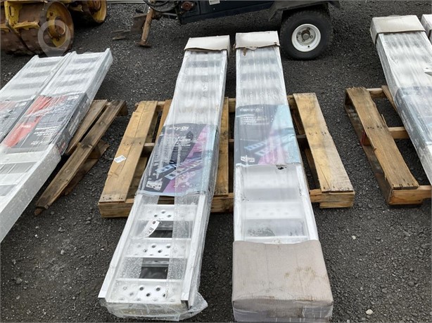(2)SETS OF CARRY-ON ALUMINUM 90" X 12" RAMP Used Ramps Truck / Trailer Components auction results