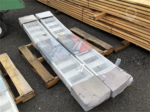 (2)SETS OF CARRY-ON ALUMINUM 90" X 12" RAMP Used Ramps Truck / Trailer Components auction results