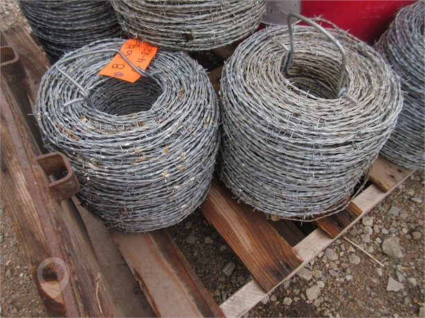 BARBED WIRE 2 STRAND PAIR OF ROLLS New Fencing Building Supplies auction results