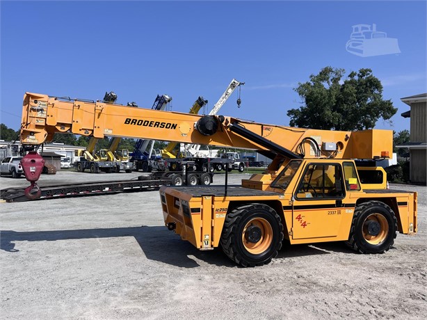 2019 BRODERSON IC250-3E Used Carry Deck Cranes / Pick and Carry Cranes for hire