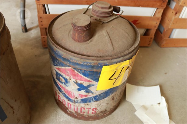 DX 5 GAL. METAL GAS CAN Used Gas / Oil Collectibles auction results