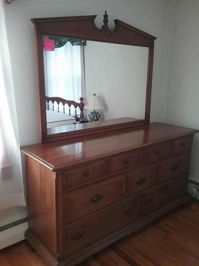 Ethan Allen Dresser With Mirror Trice Auctions