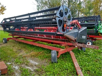 Front View Case IH 1660 Combine Snow Blower