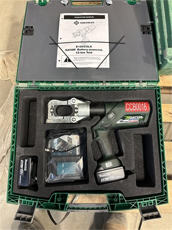 2021 GREENLEE E12CCXLX11 Used Power Tools Tools/Hand held items for sale