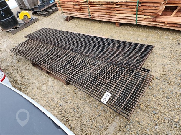 3 - 2'X9'6" STEEL GRATES Used Other Building Materials Building Supplies auction results