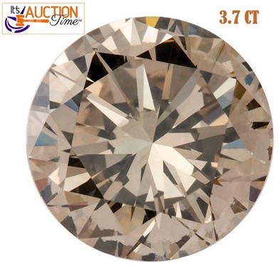 Champagne Loose Gem Topaz In Round Cut 37ct Otros Artículos - breast cancer awareness pink sweater brown roblox