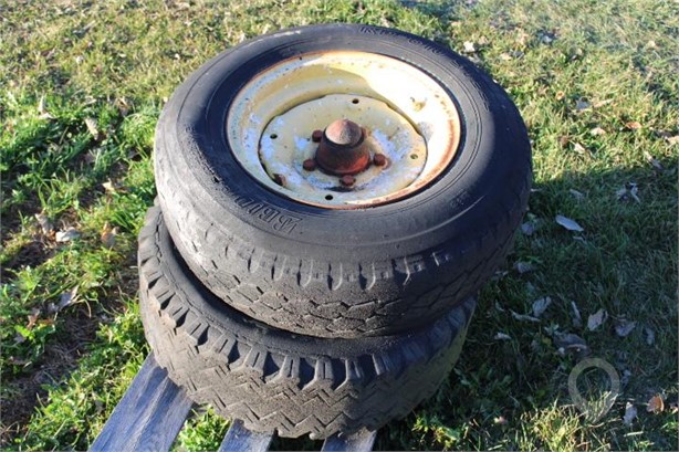 (2) TIRES AND WHEELS W/ HUBS, ALL SELL FOR ONE MON Used Other auction results