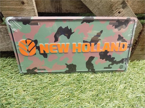 NEW HOLLAND NEW HOLLAND CAMO LICENSE PLATE New Other for sale