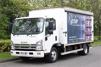 2014 ISUZU N75.190 Used Curtain Side Trucks for sale