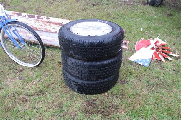 (3) TIRES AND RIMS  P215/65R15 (GOOD) Used Other auction results
