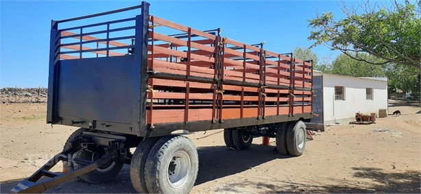 2000 HENRED FRUEHAUF DRAWBAR Used Vieh- / Tiertransporter Auflieger zum verkauf