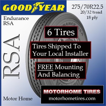 GOODYEAR 275/70R22.5 New Tyres Truck / Trailer Components for sale