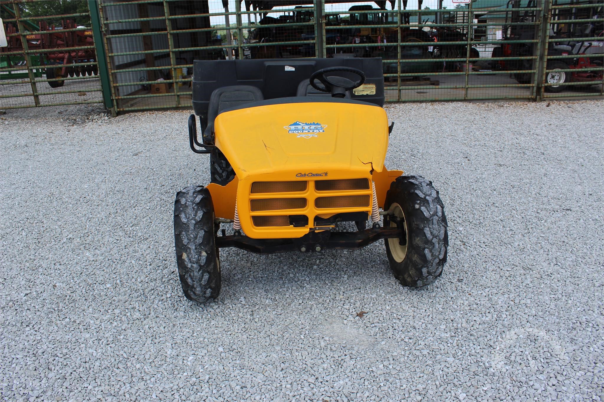 Cub Cadet Big Country Auction Results