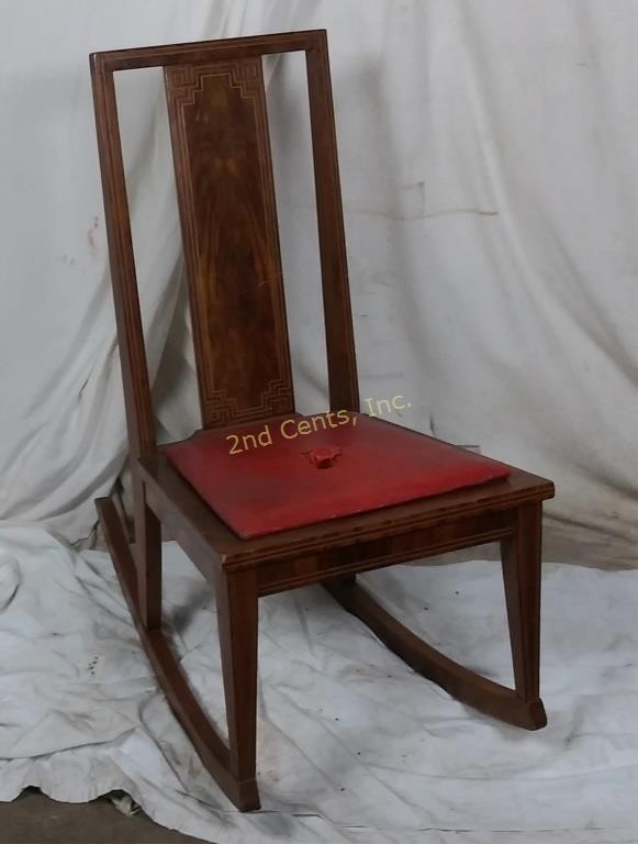 Sligh Furniture Vintage Padded Rocking Chair 2nd Cents Inc