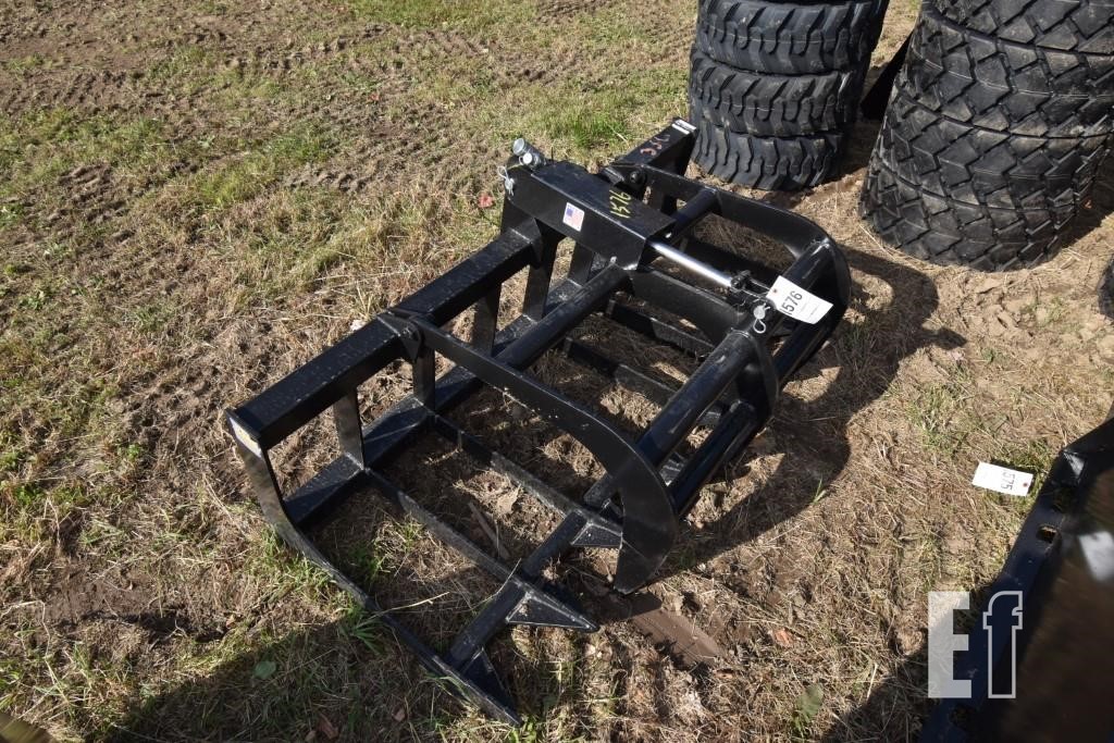 QUICK ATTACH JMR 66 SKID STEER GRAPPLE BUCKET Other Online Auctions - 1  Listings