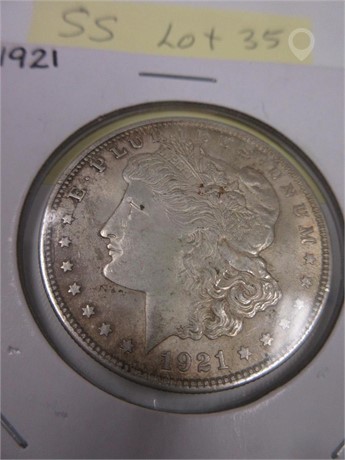 1921 SILVER DOLLAR MORGAN Used U.S. Currency Coins / Currency auction results