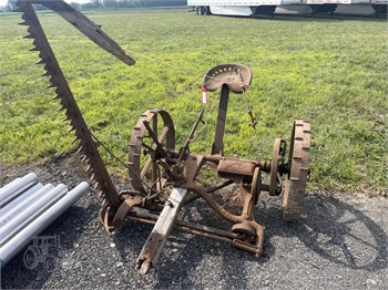 huge old hay knife, long blade for hand-mowing, antique farm