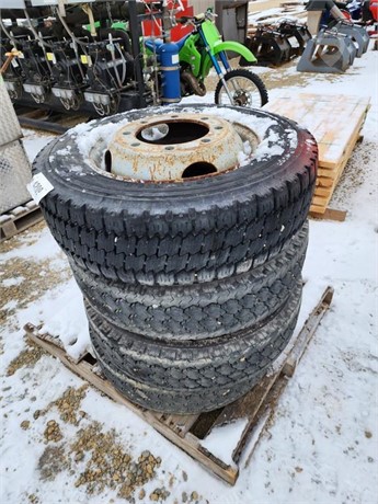 MICHELIN 245/70R19.5 TIRES & RIMS Used Tyres Truck / Trailer Components auction results