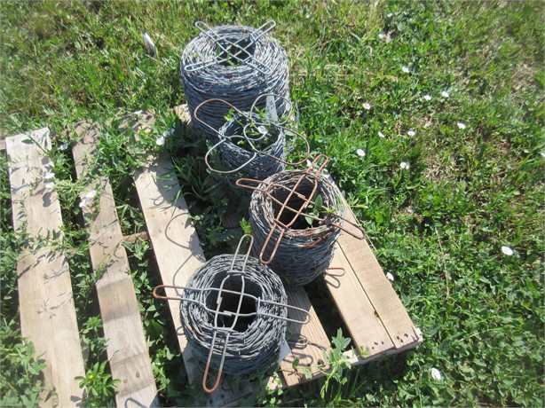 BARBED WIRE ASSORTED NEW ROLLS Used Fencing Building Supplies auction results