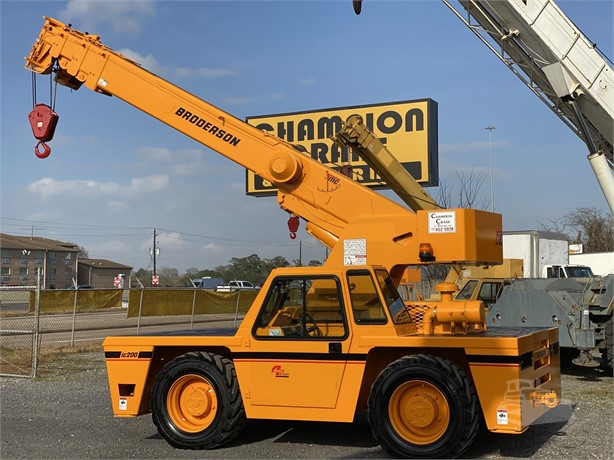 2012 BRODERSON IC200-3G Used Carry Deck Cranes / Pick and Carry Cranes for hire