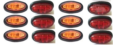 Cws New 12 Led 2 In Side Marker Trailer Lights Db305 For - mp5k real proto roblox